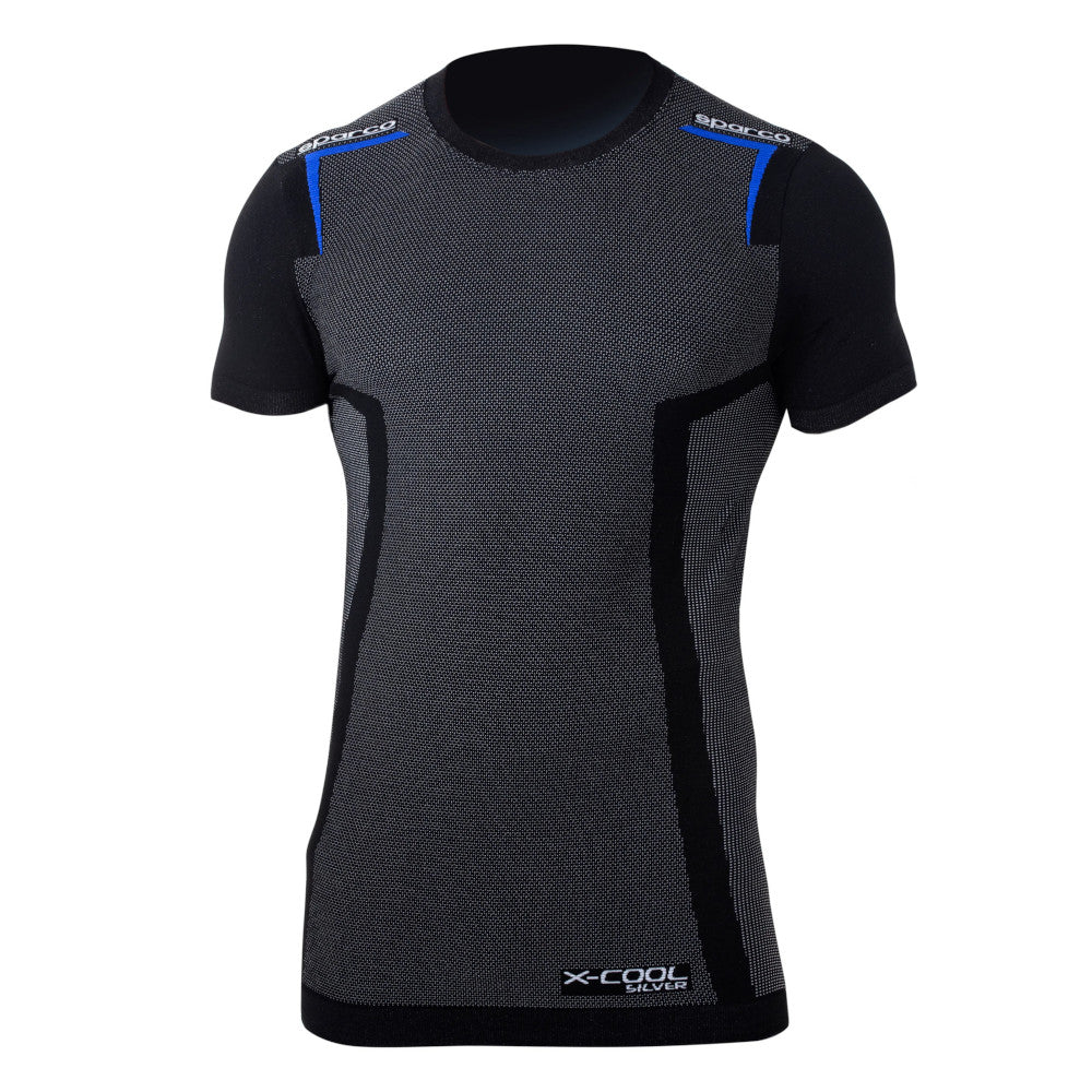 Maglia Kart Sparco K-Carbon Maniche Corte - Nero / Blu