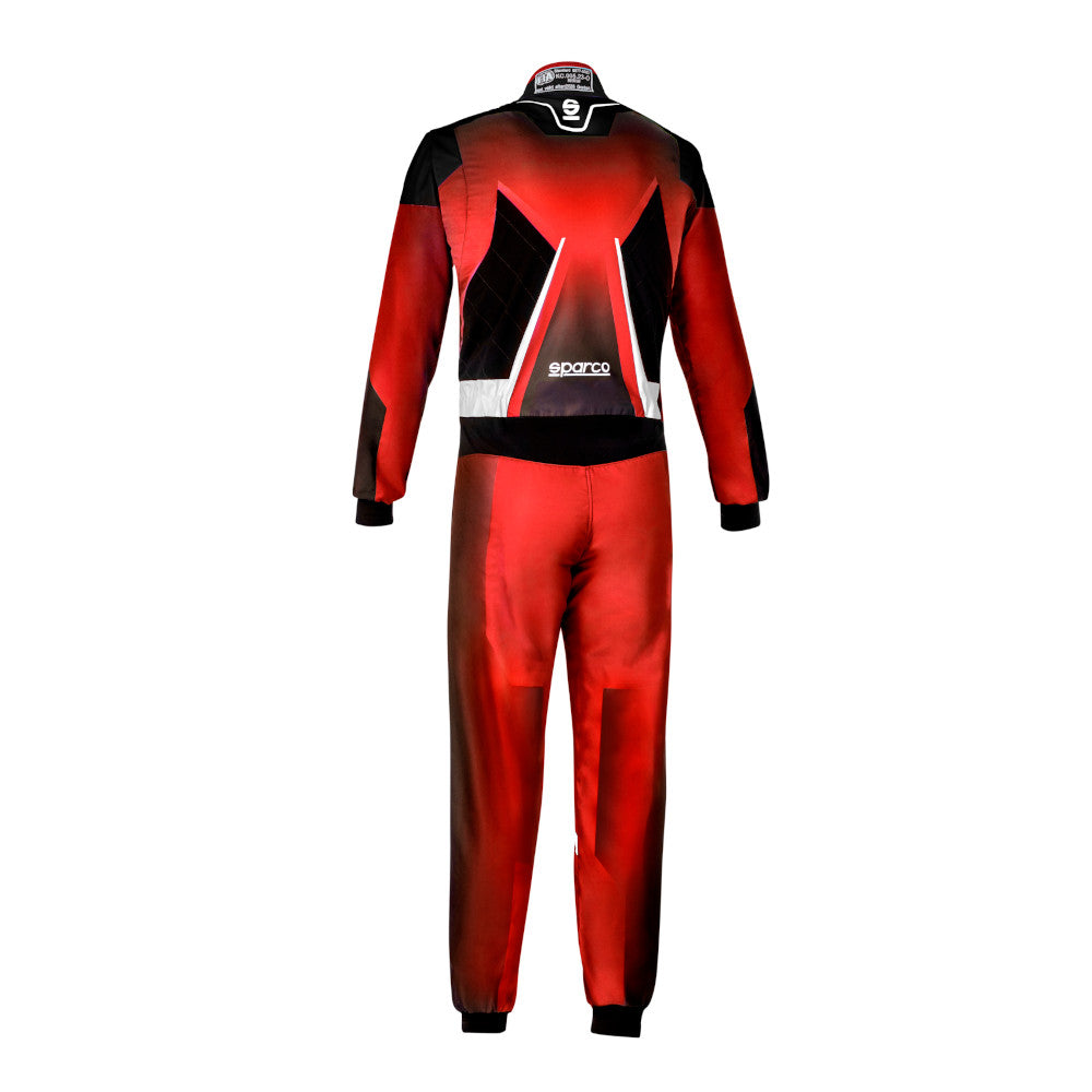Tuta Kart Bambino Sparco Prime K Nero / Rosso (FIA 8877-2022)