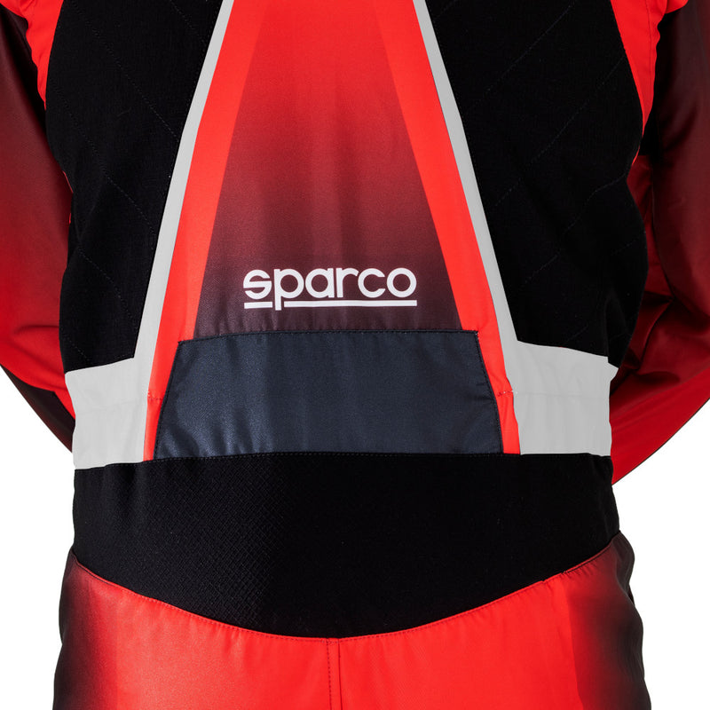 Carica immagine in Galleria Viewer, Tuta Kart Bambino Sparco Prime K Nero / Rosso (FIA 8877-2022)
