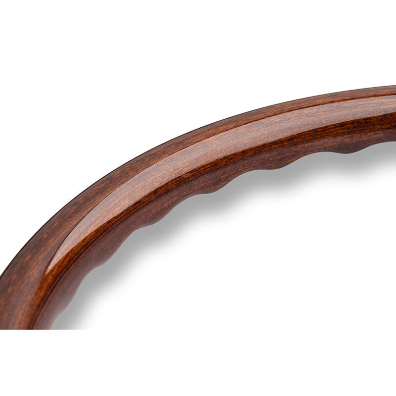 Carica immagine in Galleria Viewer, Volante Momo Indy Heritage a Calice (37 mm), Legno, Razze Nere - 35 cm
