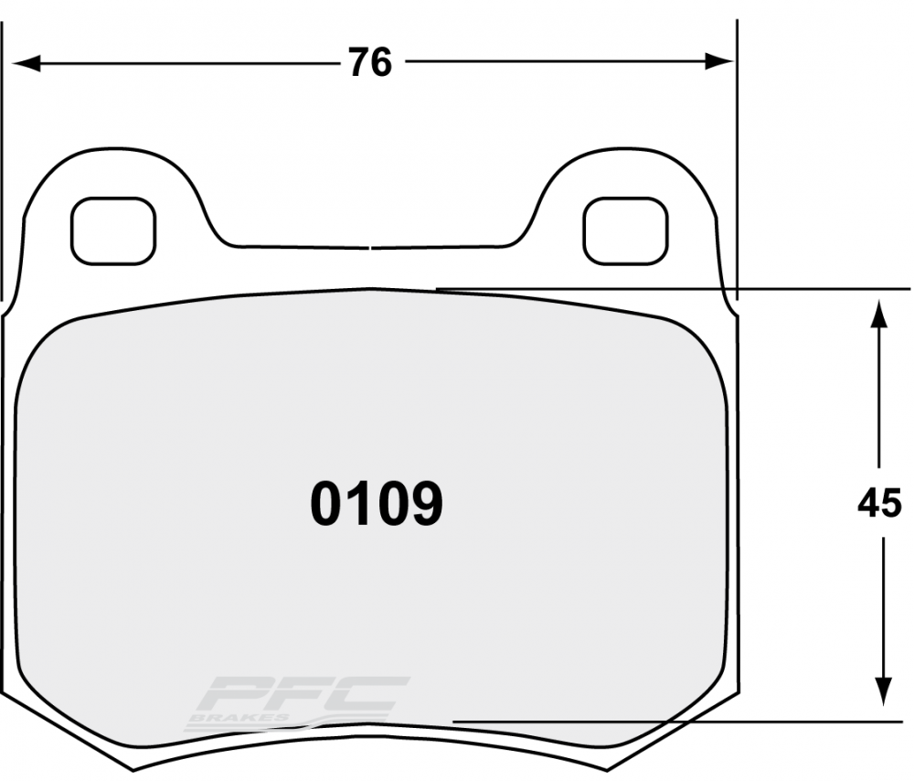 Pastiglie Freno Posteriori PFC Z-Rated per Subaru Impreza WRX STI GH / GR / GV (07-14, Brembo)