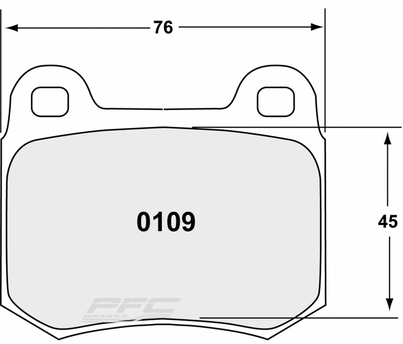 Carica immagine in Galleria Viewer, Pastiglie Freno Posteriori PFC Z-Rated per Mitsubishi Lancer Evo 6 (Brembo)
