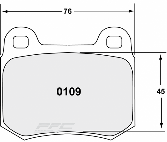 Pastiglie Freno Posteriori PFC Z-Rated per Mitsubishi Lancer Evo 6 (Brembo)