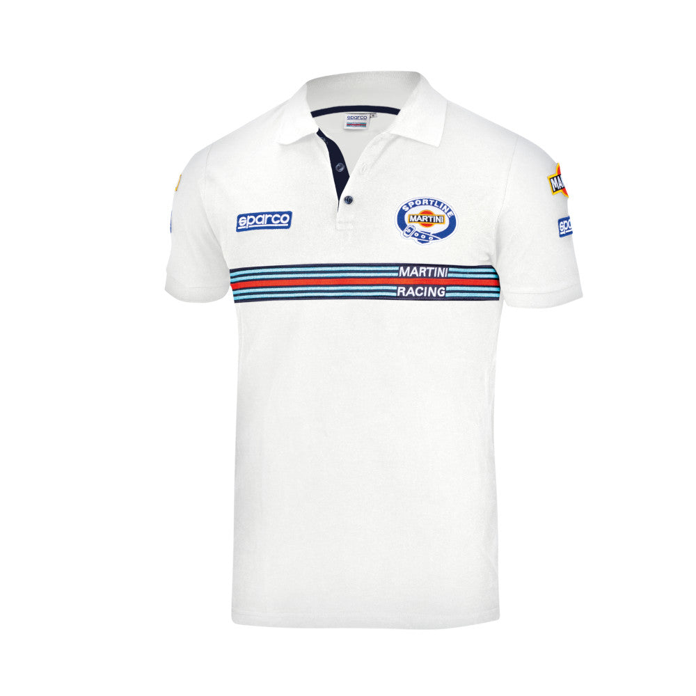 Polo Sparco Martini Racing Replica - Bianco