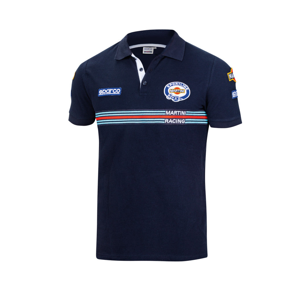 Polo Sparco Martini Racing Replica - Blu