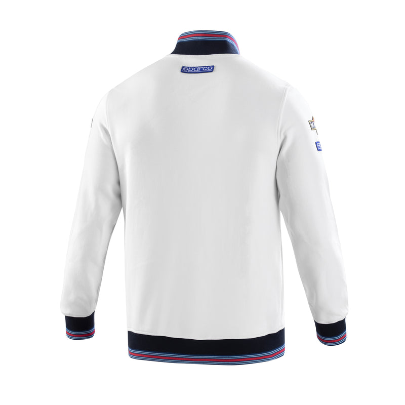 Carica immagine in Galleria Viewer, Felpa con Zip Sparco Martini Racing - Bianco
