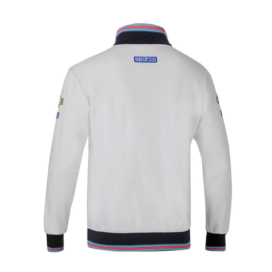 Felpa con Zip Sparco Martini Racing - Grigio