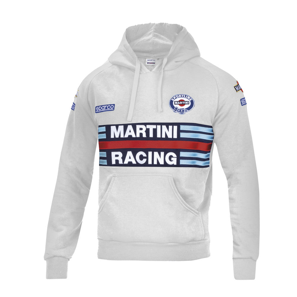 Felpa con Cappuccio Sparco Martini Racing Replica - Grigio