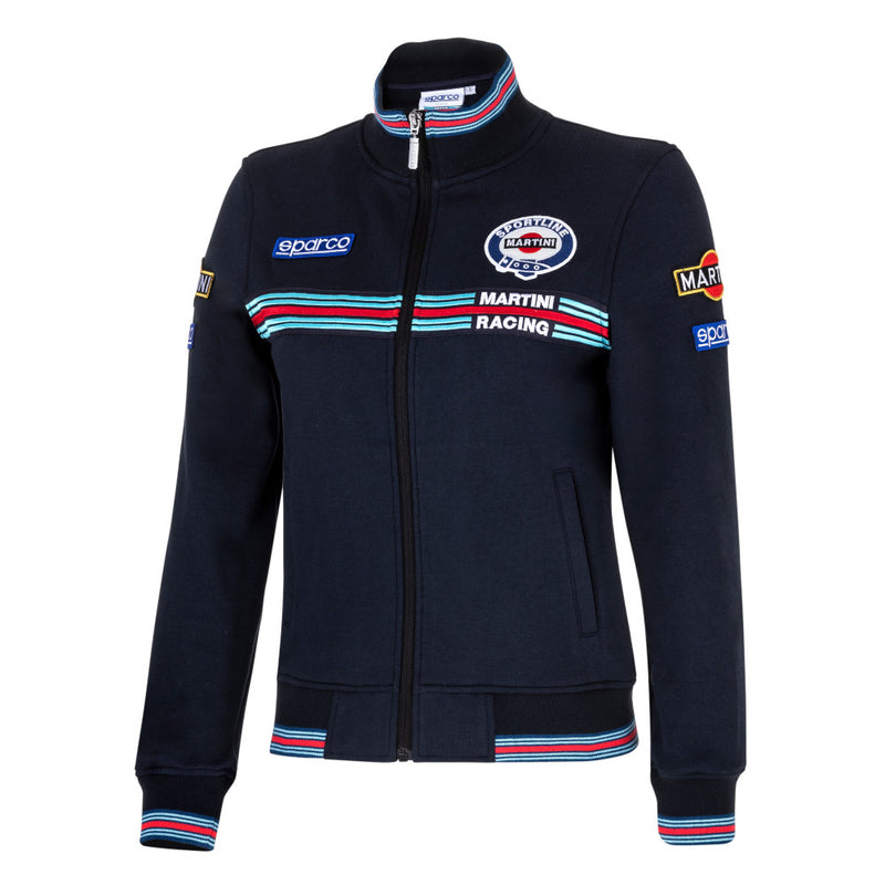 Carica immagine in Galleria Viewer, Felpa con Zip Donna Sparco Martini Racing - Blu

