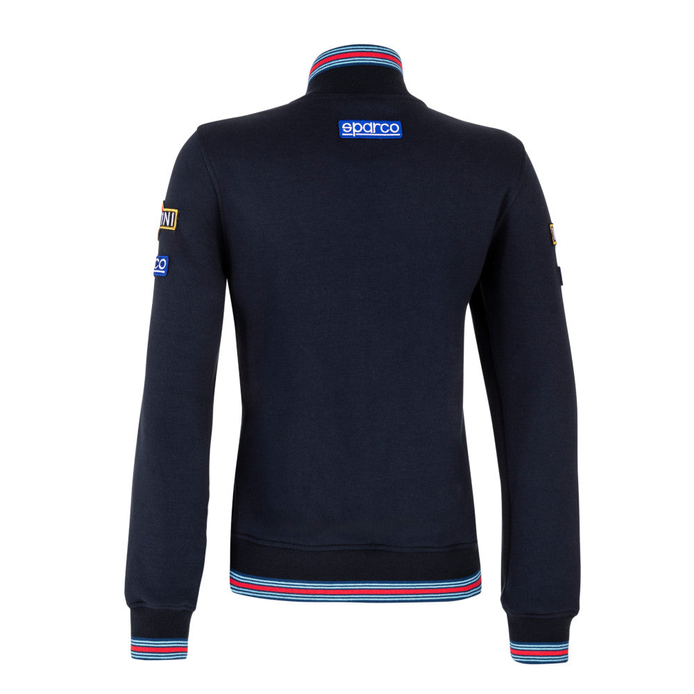 Felpa con Zip Donna Sparco Martini Racing - Blu
