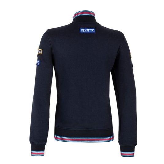 Felpa con Zip Donna Sparco Martini Racing - Blu