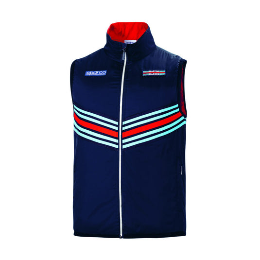 Gilet Antivento Sparco Martini Racing Replica - Blu