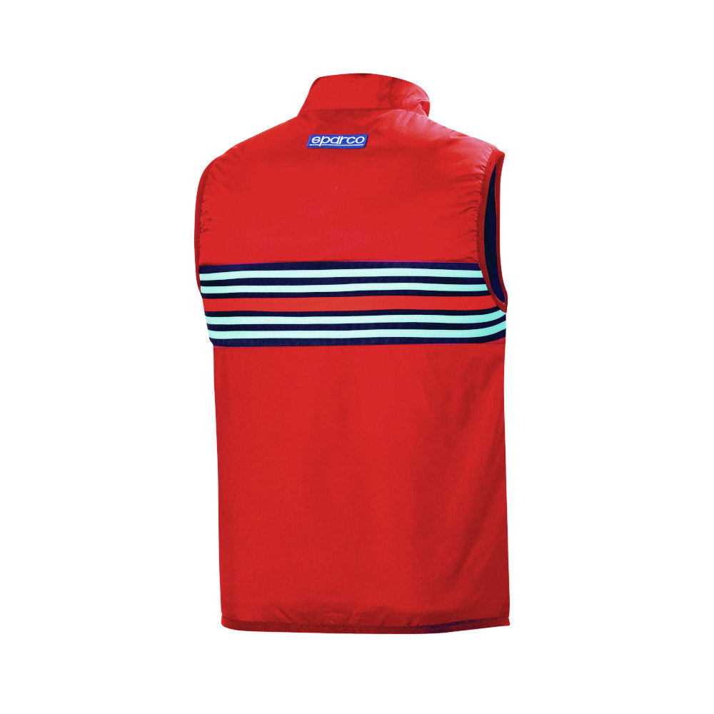 Gilet Antivento Sparco Martini Racing Replica - Rosso