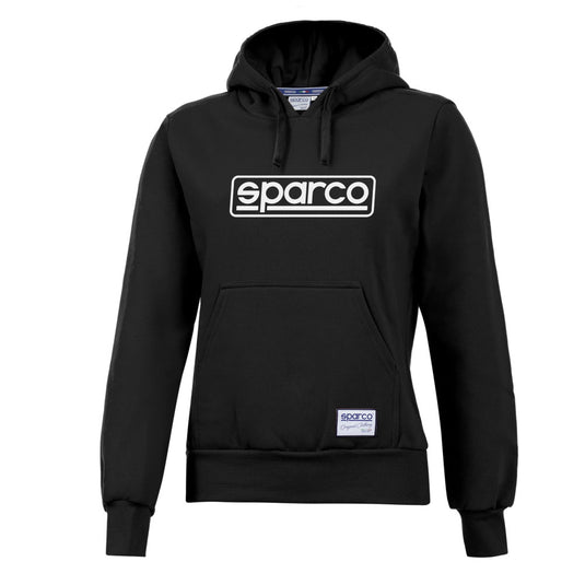 Felpa con Cappuccio Donna Sparco Frame - Nero