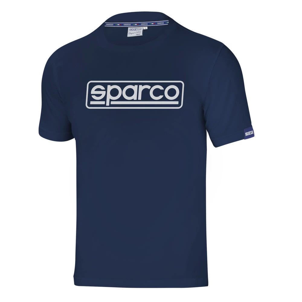 T-Shirt Sparco Frame - Blu Marine