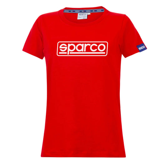 T-Shirt Donna Sparco Frame - Rosso