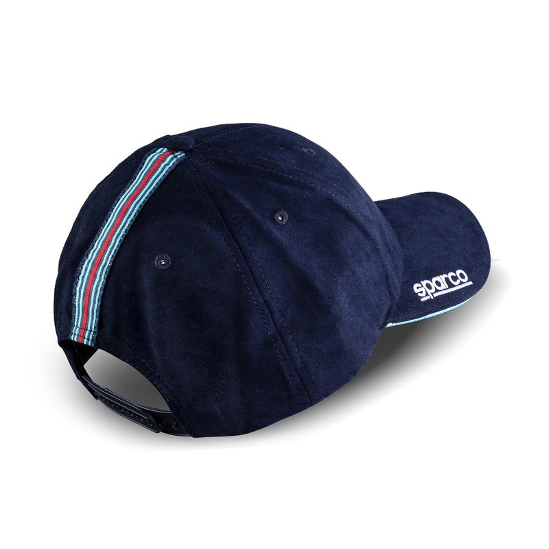 Carica immagine in Galleria Viewer, Cappellino Sparco Martini Racing Logo - Blu Marine
