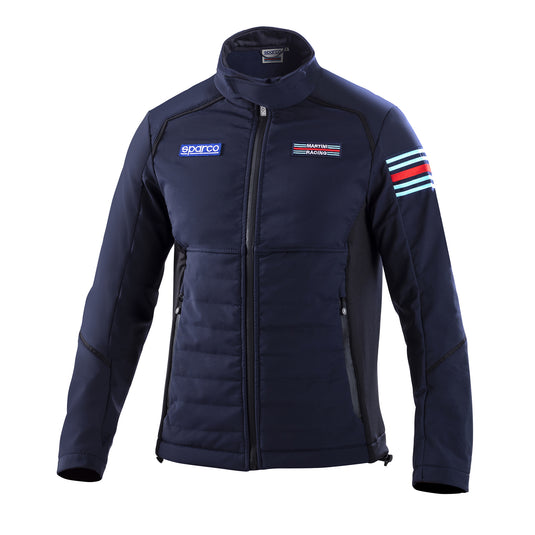 Giacca Softshell Sparco Martini Racing - Blu Marine