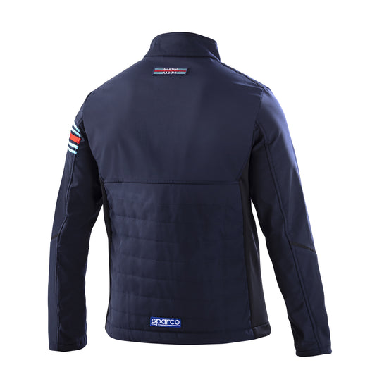 Giacca Softshell Sparco Martini Racing - Blu Marine