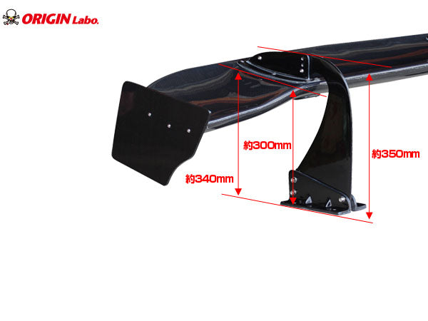 Carica immagine in Galleria Viewer, Alettone Origin Labo in Carbonio "Snake Style" (160 cm)
