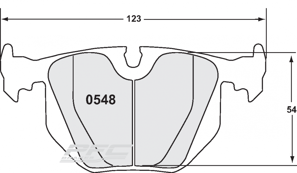 Pastiglie Freno Posteriori PFC 332 per BMW M3 E46