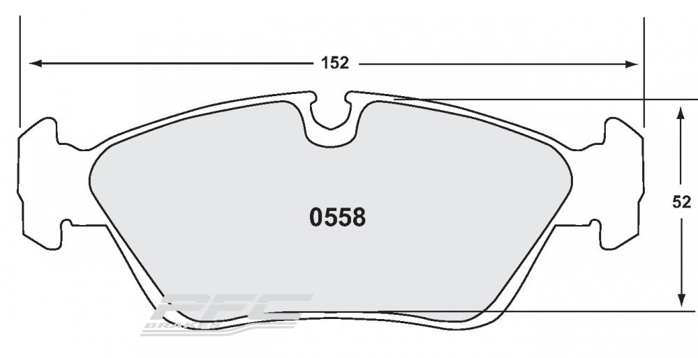 Pastiglie Freno Anteriori PFC 08 per BMW E36