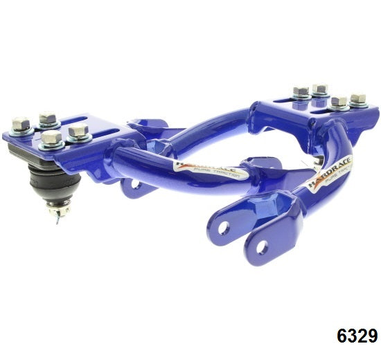 Bracci Oscillanti Superiori Anteriori Regolabili (Camber Kit) Blu Hardrace per Honda Civic EG / EH / EJ