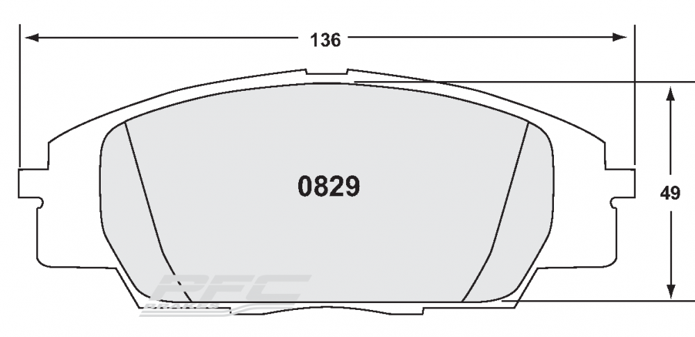 Pastiglie Freno Anteriori PFC 11 per Honda S2000