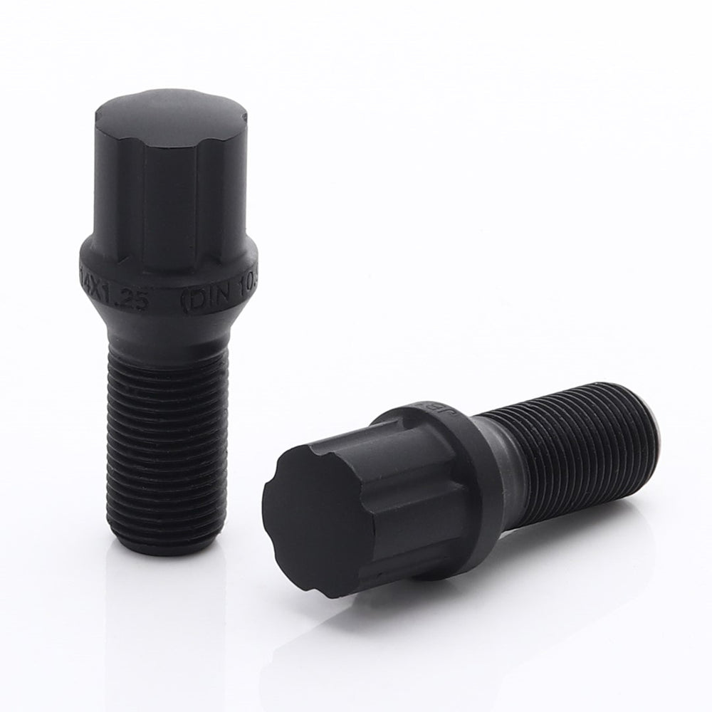 Bulloni Ruota JB1 Neri M14x1.5 (confezione da 20)