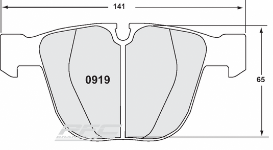 Pastiglie Freno Posteriori PFC Z-Rated per BMW M3 E9X (07-13)