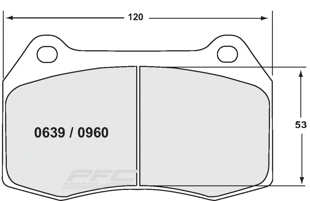 Pastiglie Freno Anteriori PFC 11 per Nissan 350Z (Brembo)