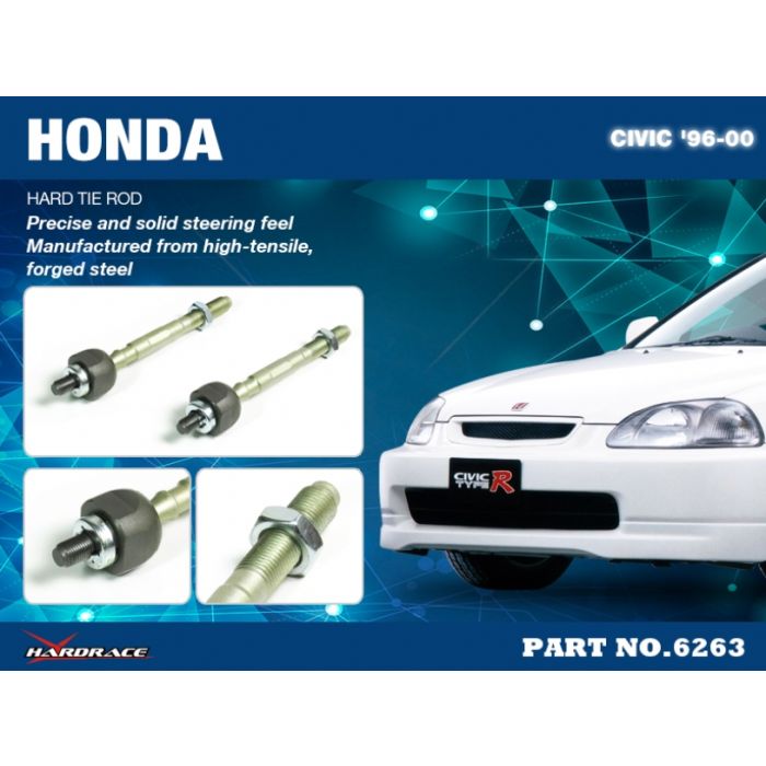 Carica immagine in Galleria Viewer, Tiranti Sterzo Rinforzati Hardrace per Honda Civic EK / EJ / EM
