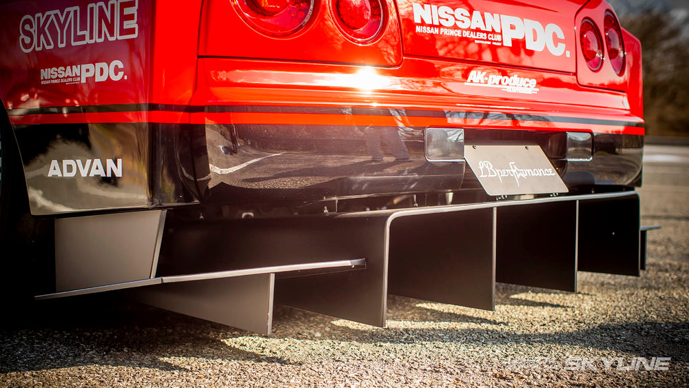 Kit Carrozzeria Liberty Walk LB Super Silhouette per Nissan Skyline R34