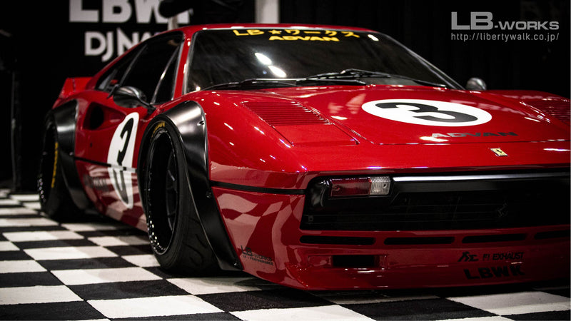 Carica immagine in Galleria Viewer, Kit Carrozzeria Liberty Walk LB Works per Ferrari 308 GTB
