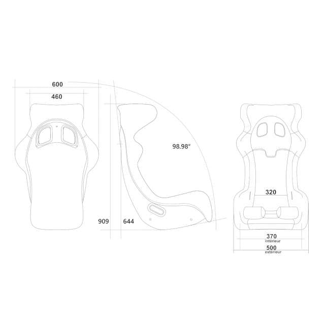 Sedile Racing Atech Extreme S-2 (FIA)