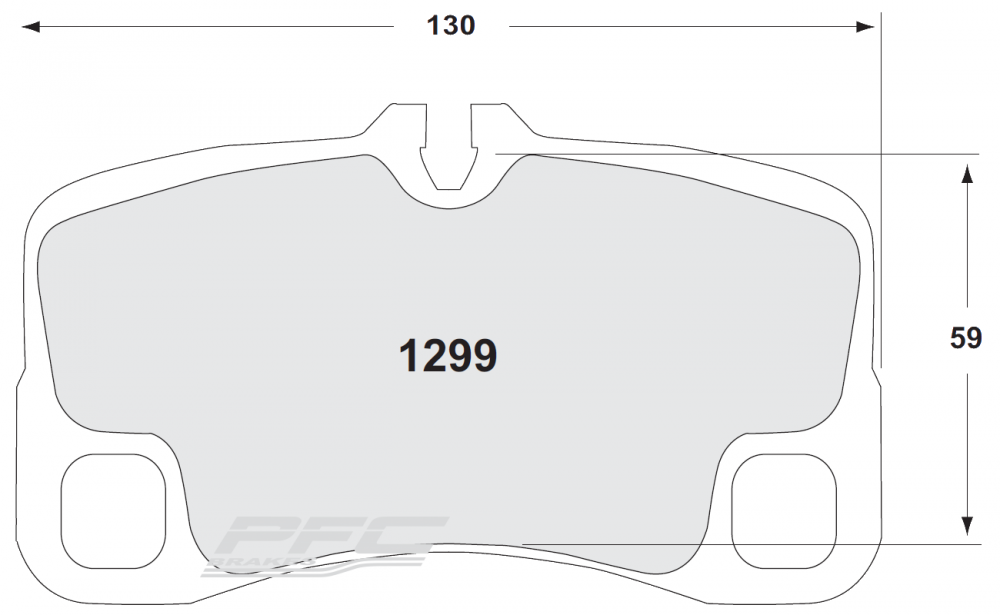 Pastiglie Freno Posteriori PFC 08 per Porsche 997 GT3