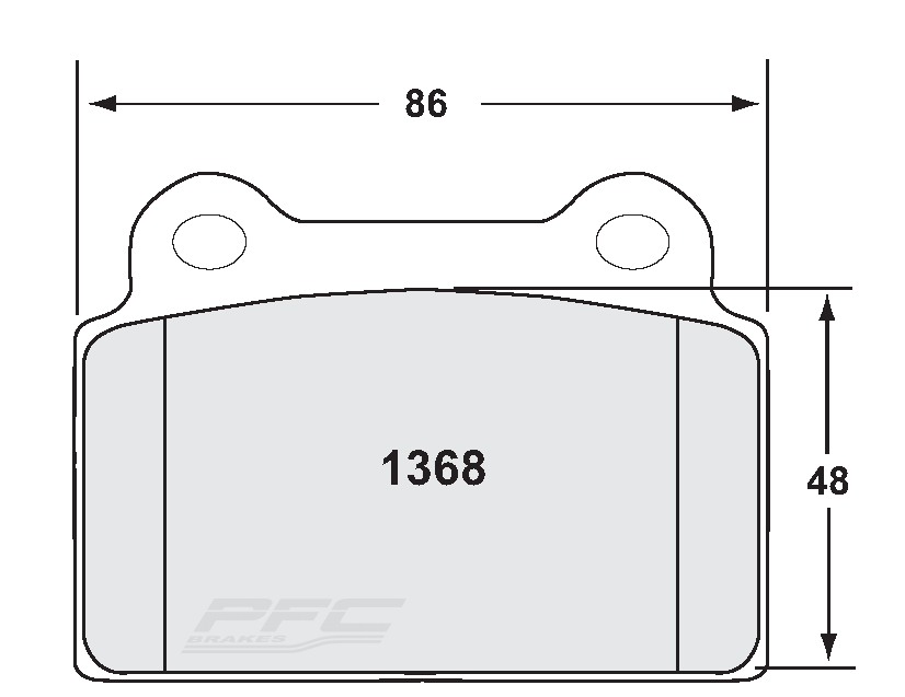 Pastiglie Freno Posteriori PFC Z-Rated per Mitsubishi Lancer Evo 10 (Brembo)