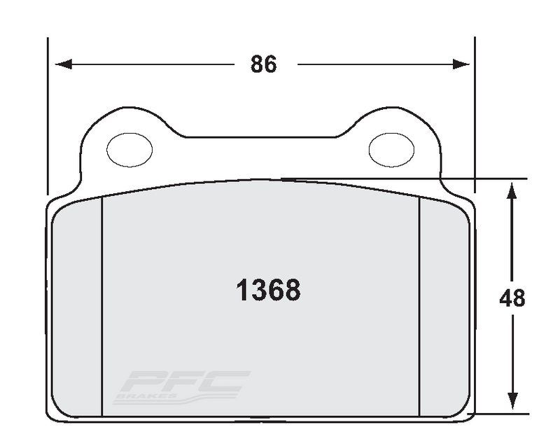 Carica immagine in Galleria Viewer, Pastiglie Freno Posteriori PFC Z-Rated per Mitsubishi Lancer Evo 10 (Brembo)
