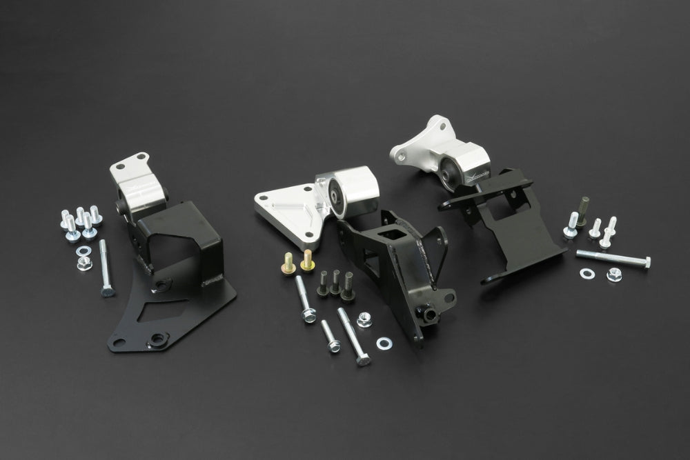 Kit Supporti Motore per Swap Serie K Hardrace con Cambio Accord in Honda Civic EK / EJ / EM