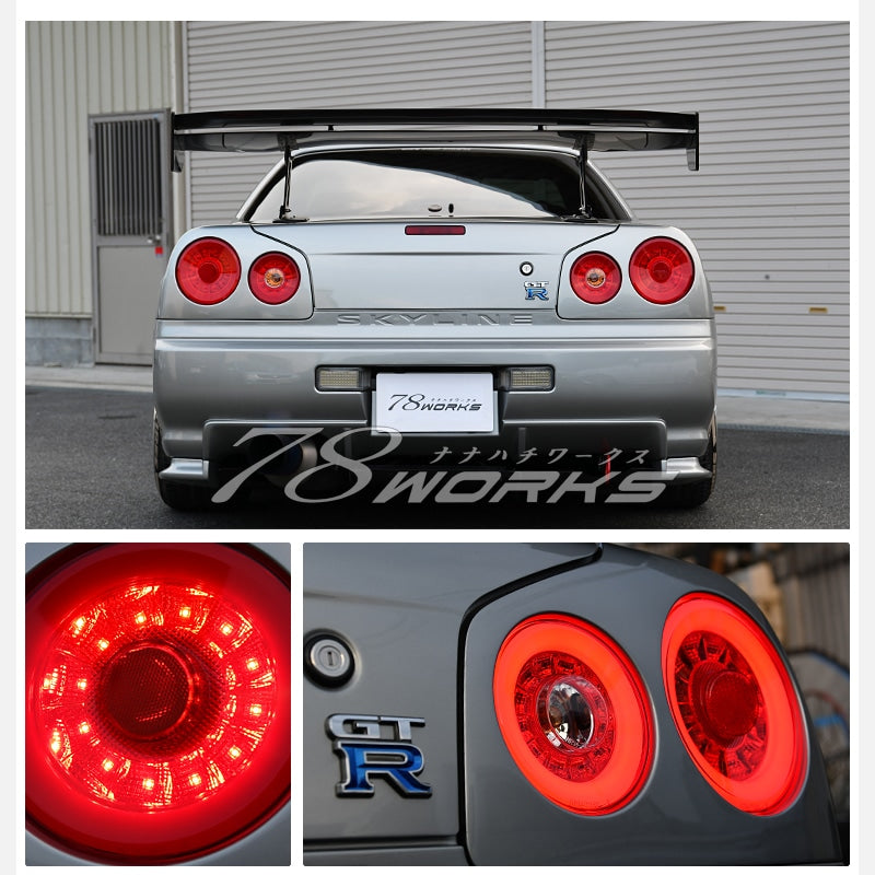 Carica immagine in Galleria Viewer, Fanali Posteriori 78Works a LED per Nissan Skyline R34
