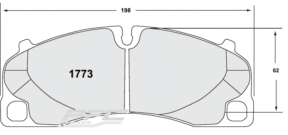 Pastiglie Freno Anteriori PFC 331 per Porsche 991 GT3