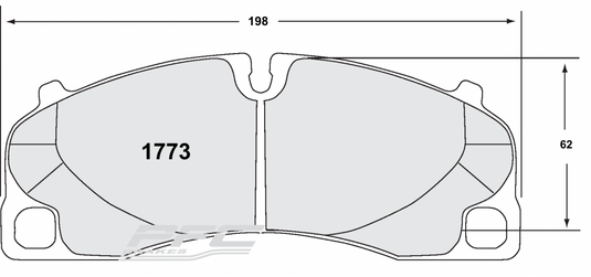 Pastiglie Freno Anteriori PFC 331 per Porsche 991 GT3