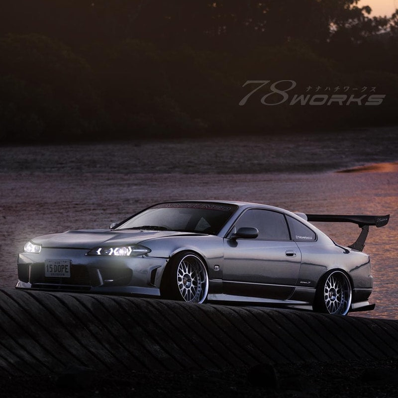 Fari Anteriori 78Works a LED per Nissan Silvia S15