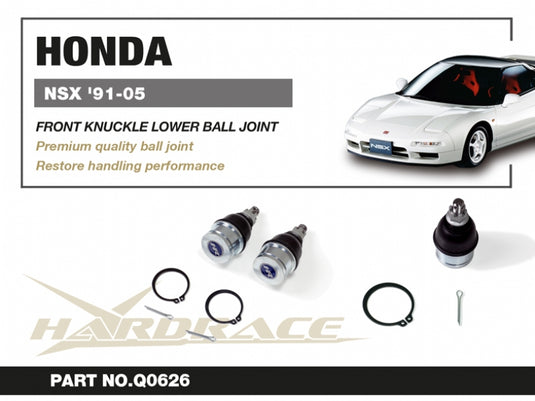 Snodi Sospensione Inferiori Anteriori Hardrace per Honda NSX NA