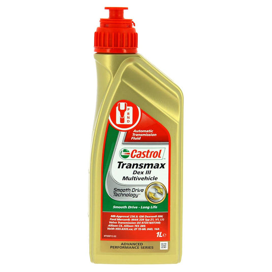 Olio Cambio Automatico Castrol Transmax Dex III Multivehicle (1L)