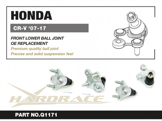 Snodi Sospensione Inferiori Anteriori Hardrace per Honda CR-V RE / RM (07-16)