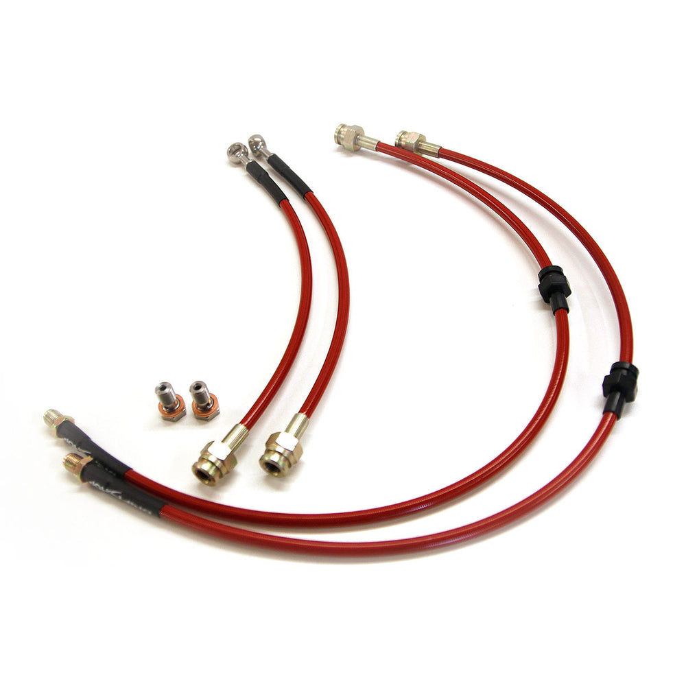 Tubi Freno in Treccia Aeronautici DS per Nissan 200SX S14 / S14A e Silvia S15