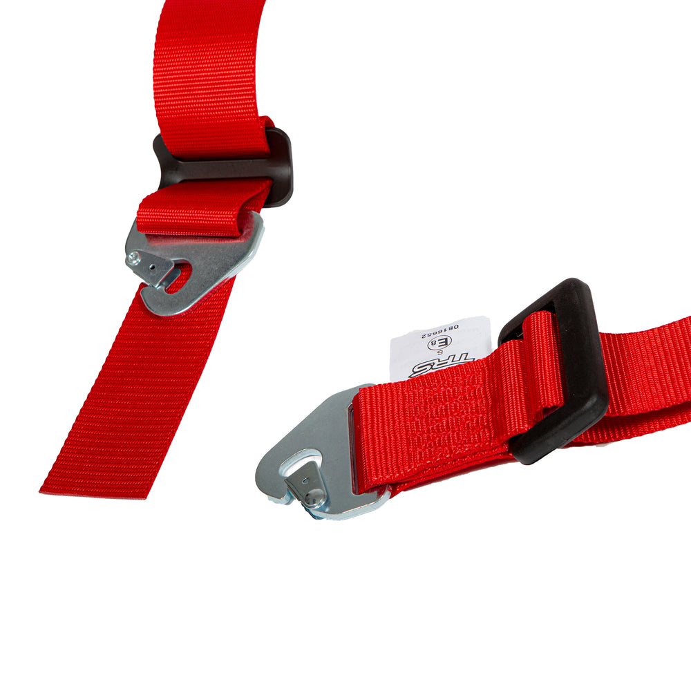 Cinture 4 Punti 2" DS - Rosse - Omologate Stradali