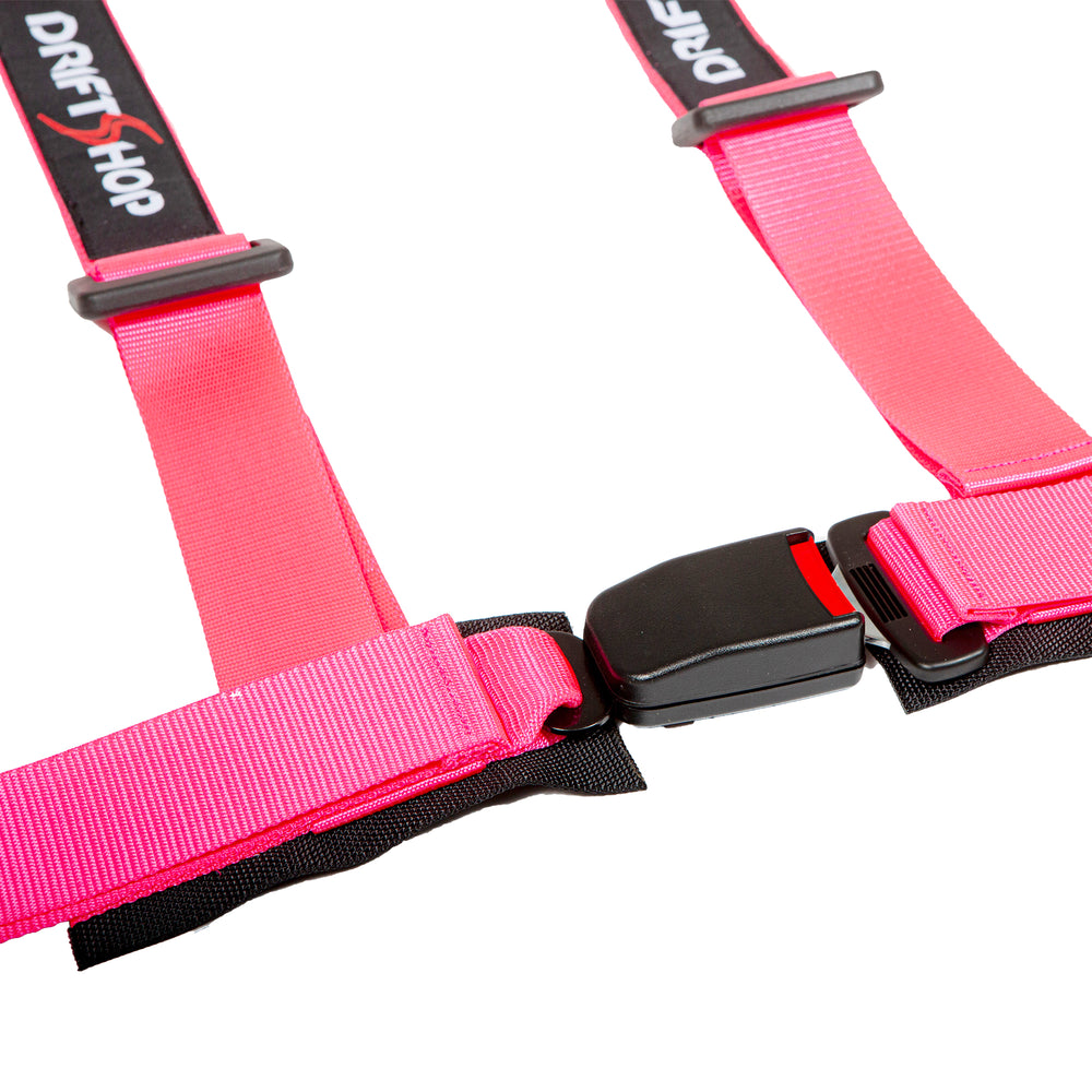 Cinture 4 Punti 2" DS - Rosa - Omologate Stradali