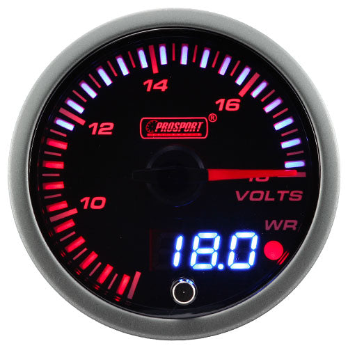 Voltmetro "Dual Display" ProSport JDM (60 mm)
